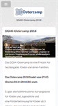 Mobile Screenshot of dghk-ostercamp.de